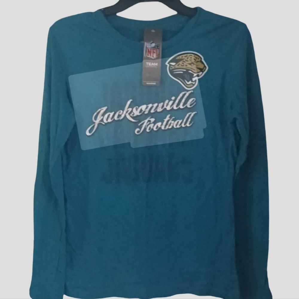 Jacksonville Football Long Sleeve Tee - Blue